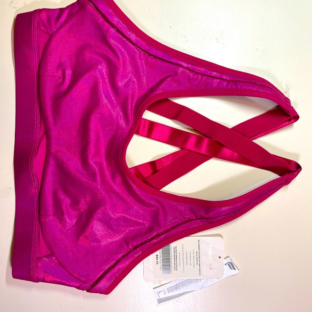 Fabletics sports bra. High impact. Size large.
